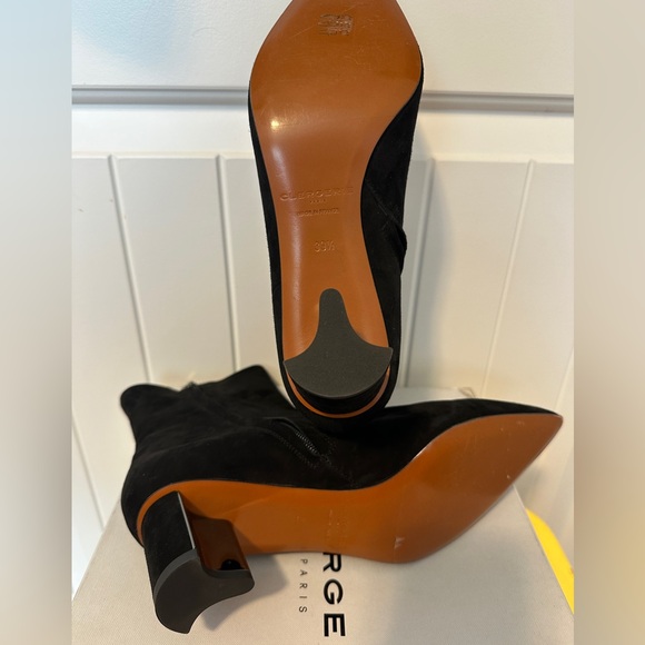 Robert Clergerie “secret” Black Suede Ankle Boots - Picture 5 of 12